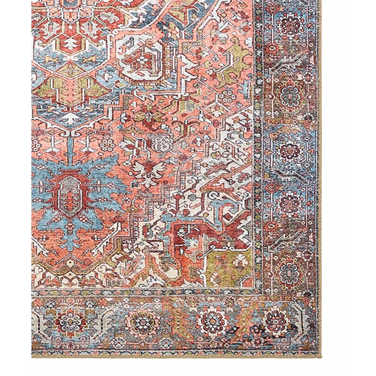 Tappeto Corridoio Ingresso Stile Persiano Multicolore