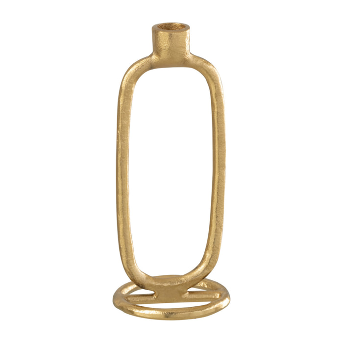 J-Line bougeoir Oval - aluminium - or