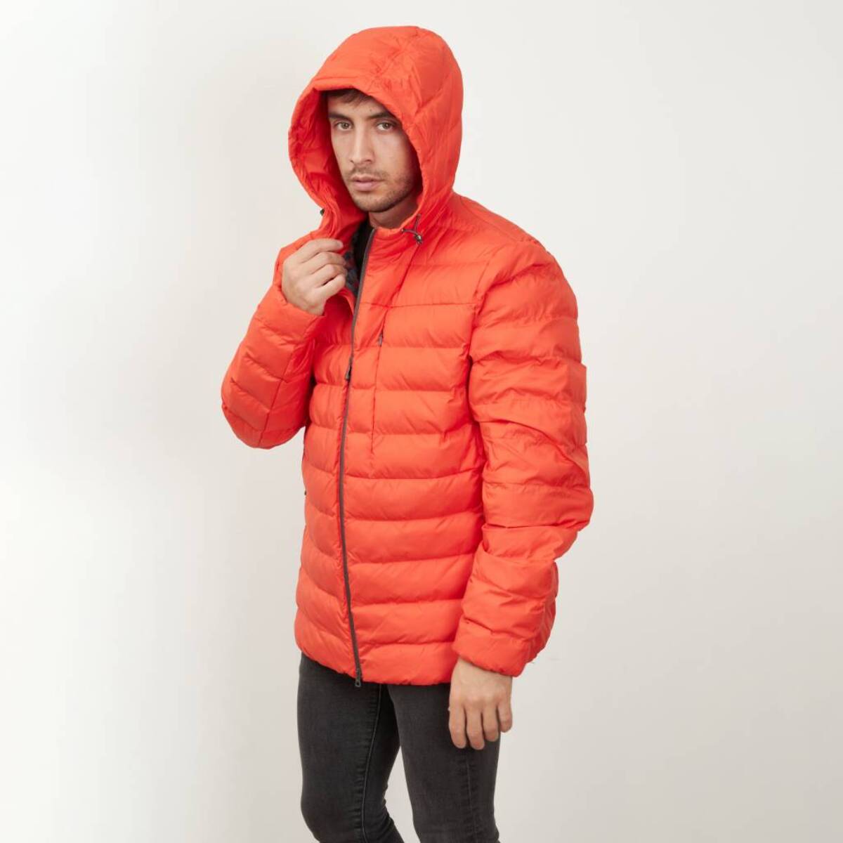 Abrigos Hombre de la marca GEOX  modelo M2628A T2937 M DENNIE HOOD JACKET NARANJA