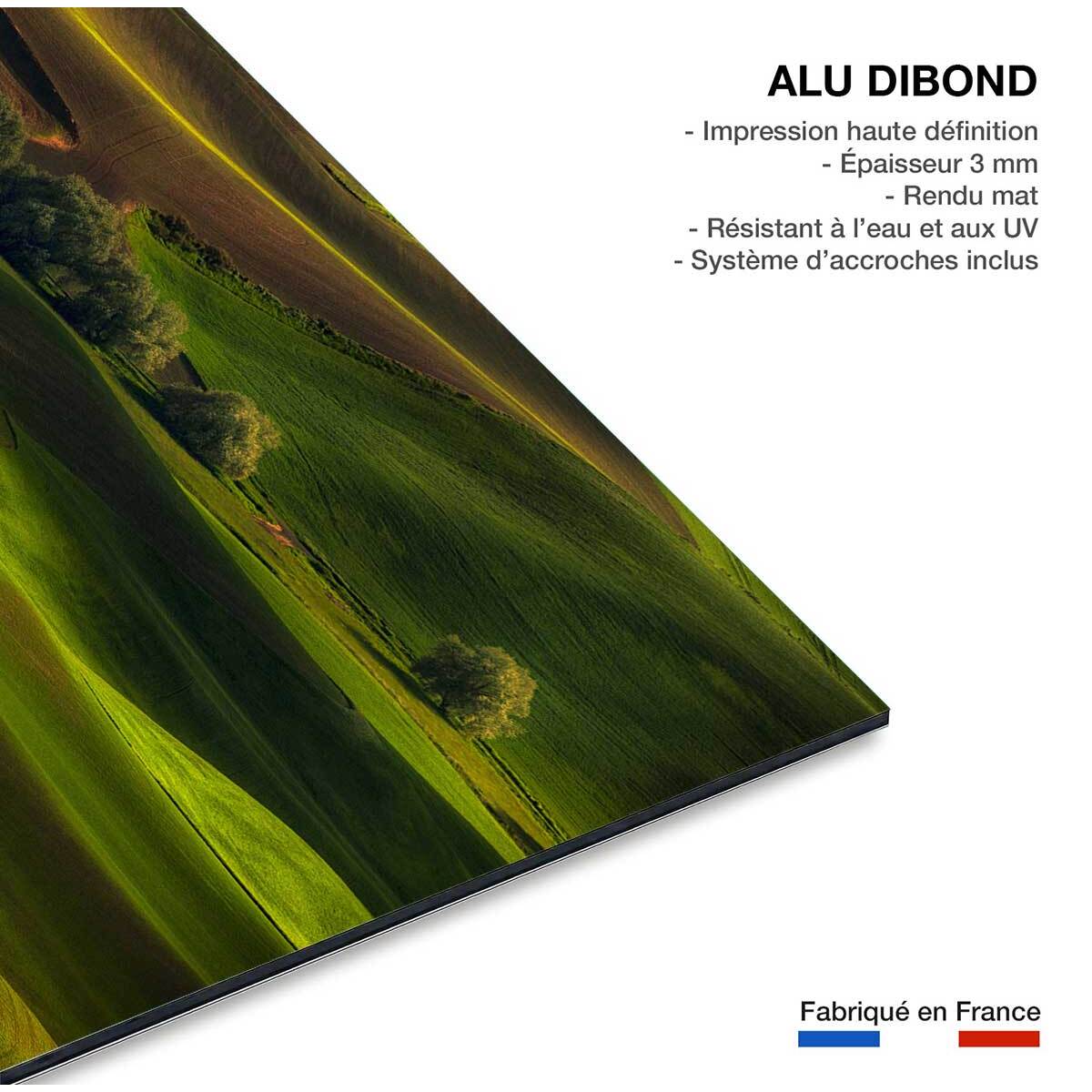 Tableau Colline UsA Tableau alu Dibond