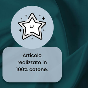 COMPLETO LETTO MAX COLOR MATRIMONIALE, 100% COTONE