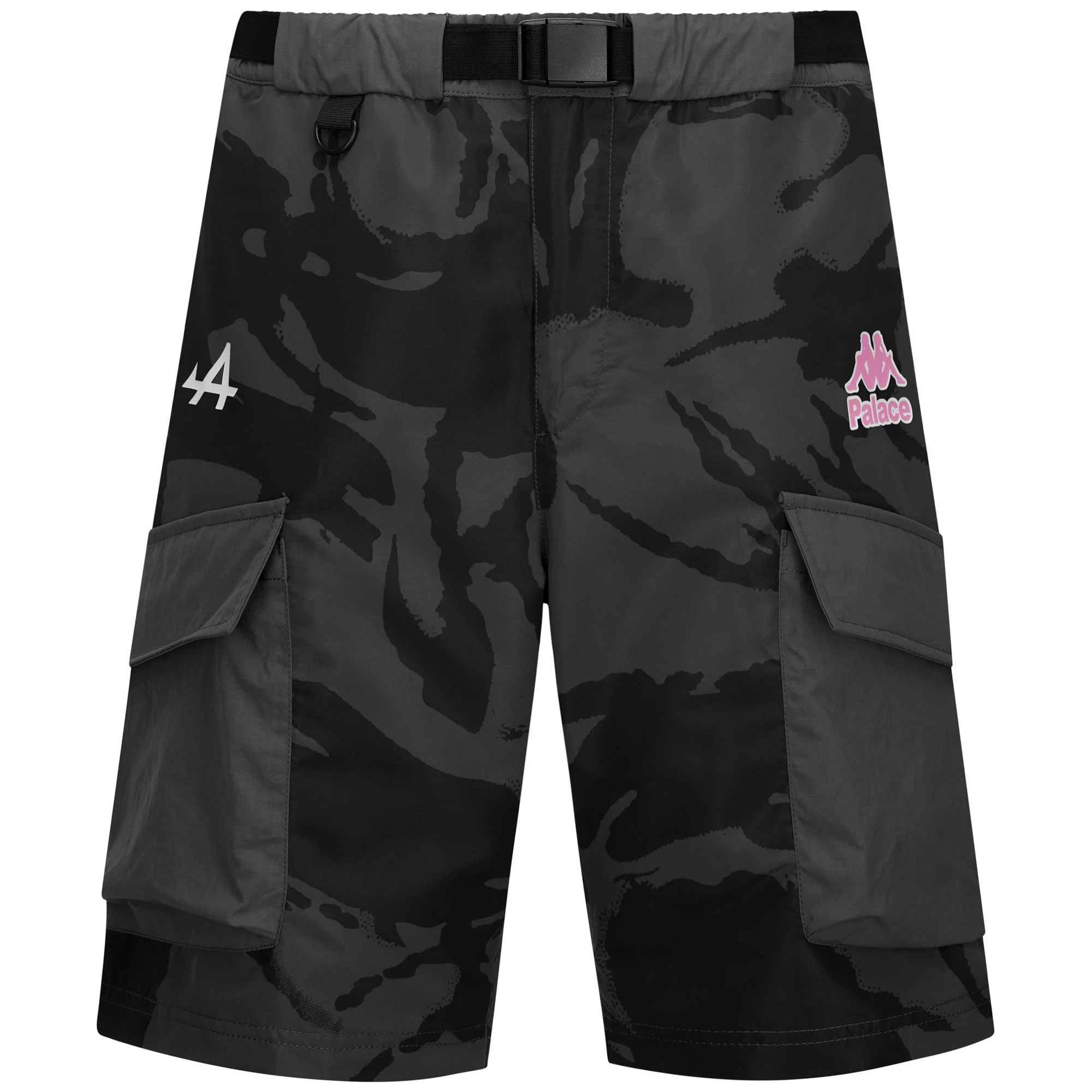 Kappa - Pantalones cortos Hombre Gris - Alcled Palace Alpine F1