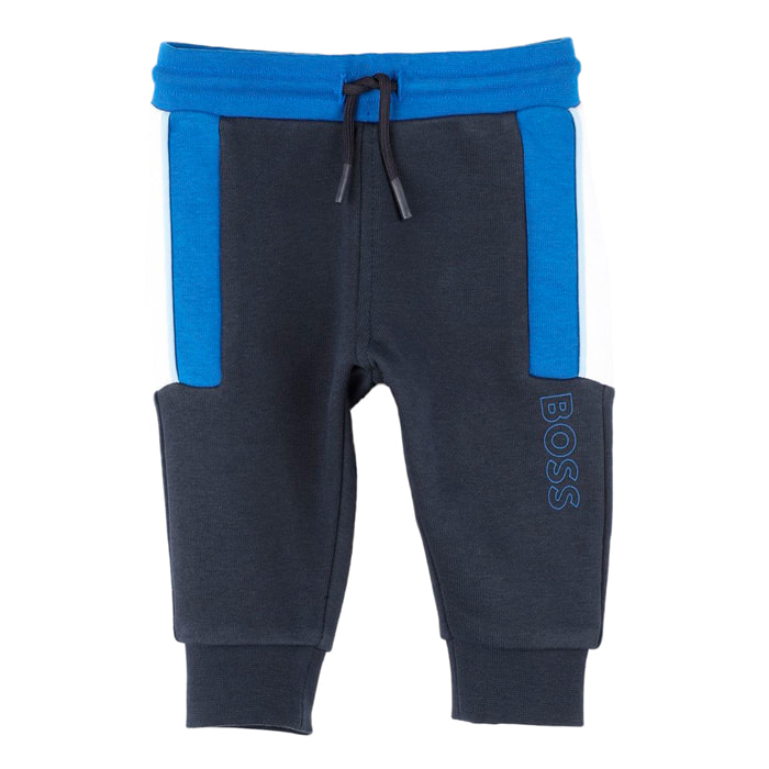 Boss - pantalón jogger - algodón - azul