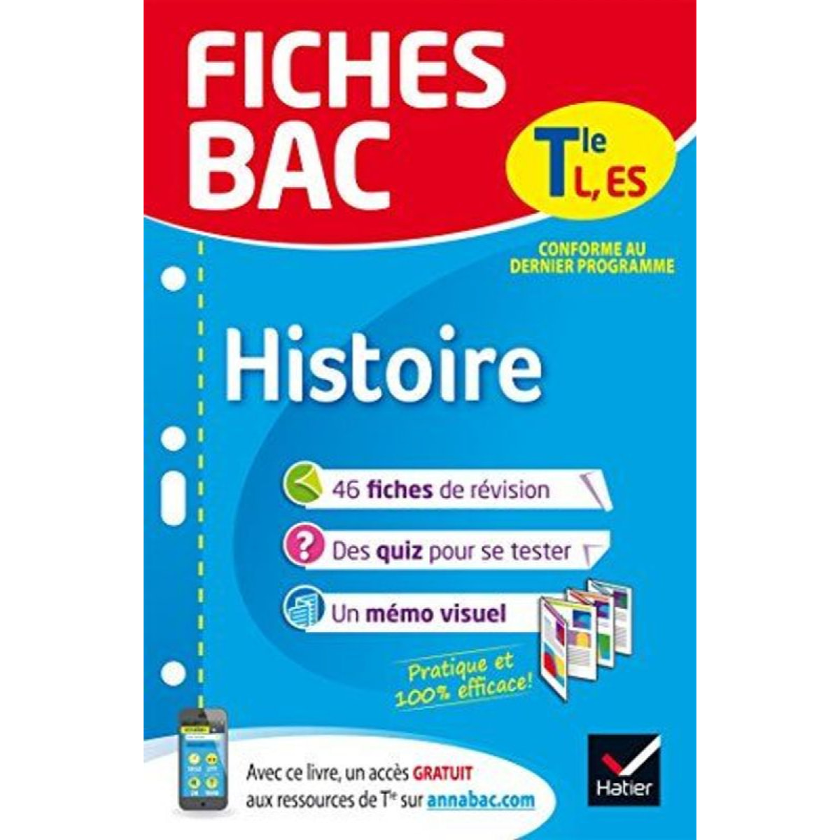 Brisson, Élisabeth | Fiches bac Histoire Tle L, ES: fiches de révision Terminale L, ES | Livre d'occasion