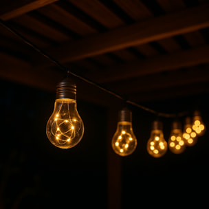 Guirlande solaire FANTASY STAR 10LED 4M