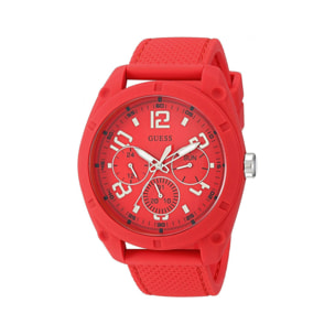 Reloj Guess W1256G4 Hombre Analogico Cuarzo con Correa de Silicona