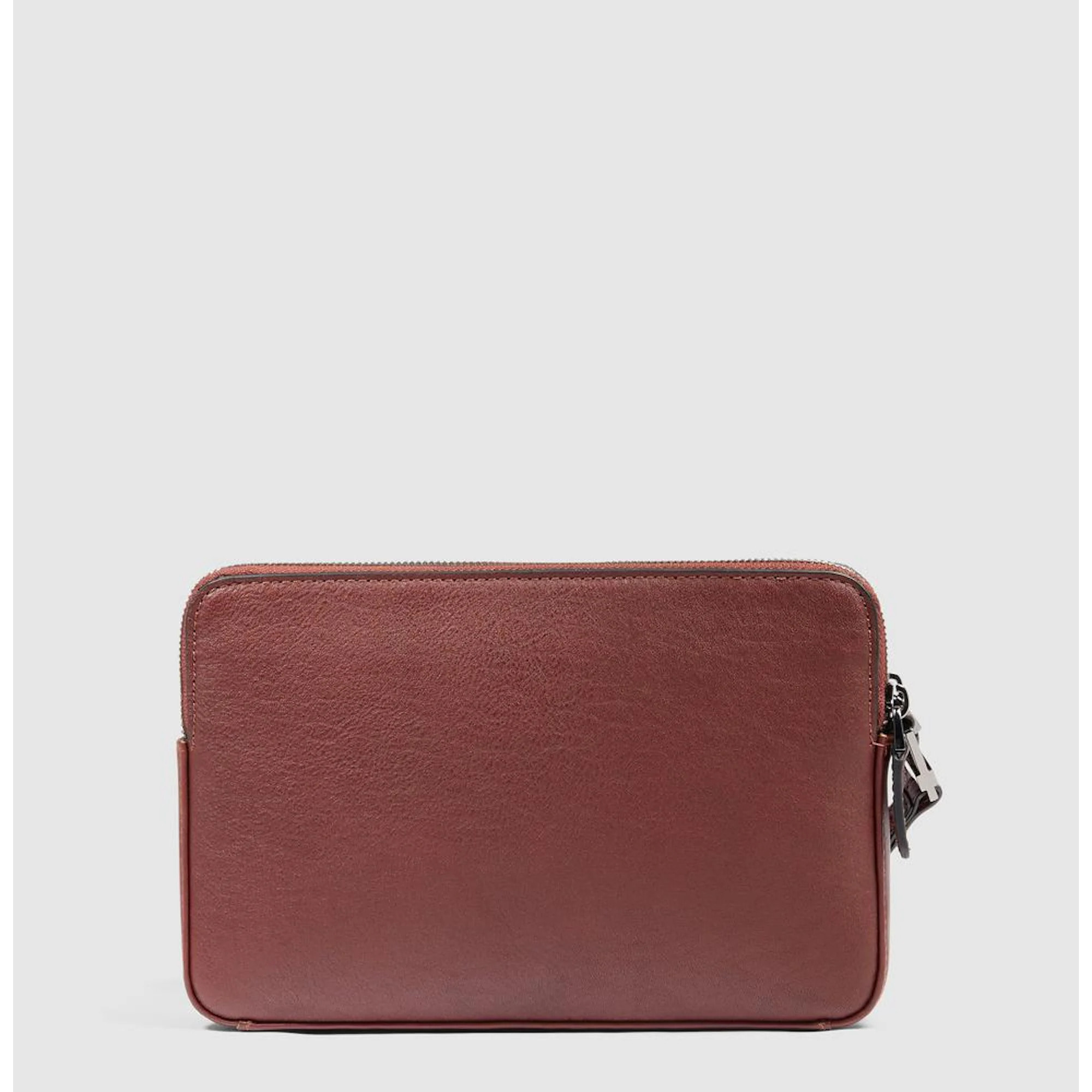 Piquadro Pochette in pelle con portacarte di credito, schermato con protezione RFID