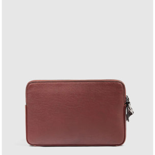 Piquadro Pochette in pelle con portacarte di credito, schermato con protezione RFID