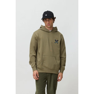 SUDADERA CON CAPUCHA NEDERLAND OLIVE GREEN