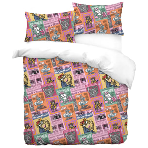 Funda Nórdica Kukuxumusu Kiosko Girls - 100% algodón -