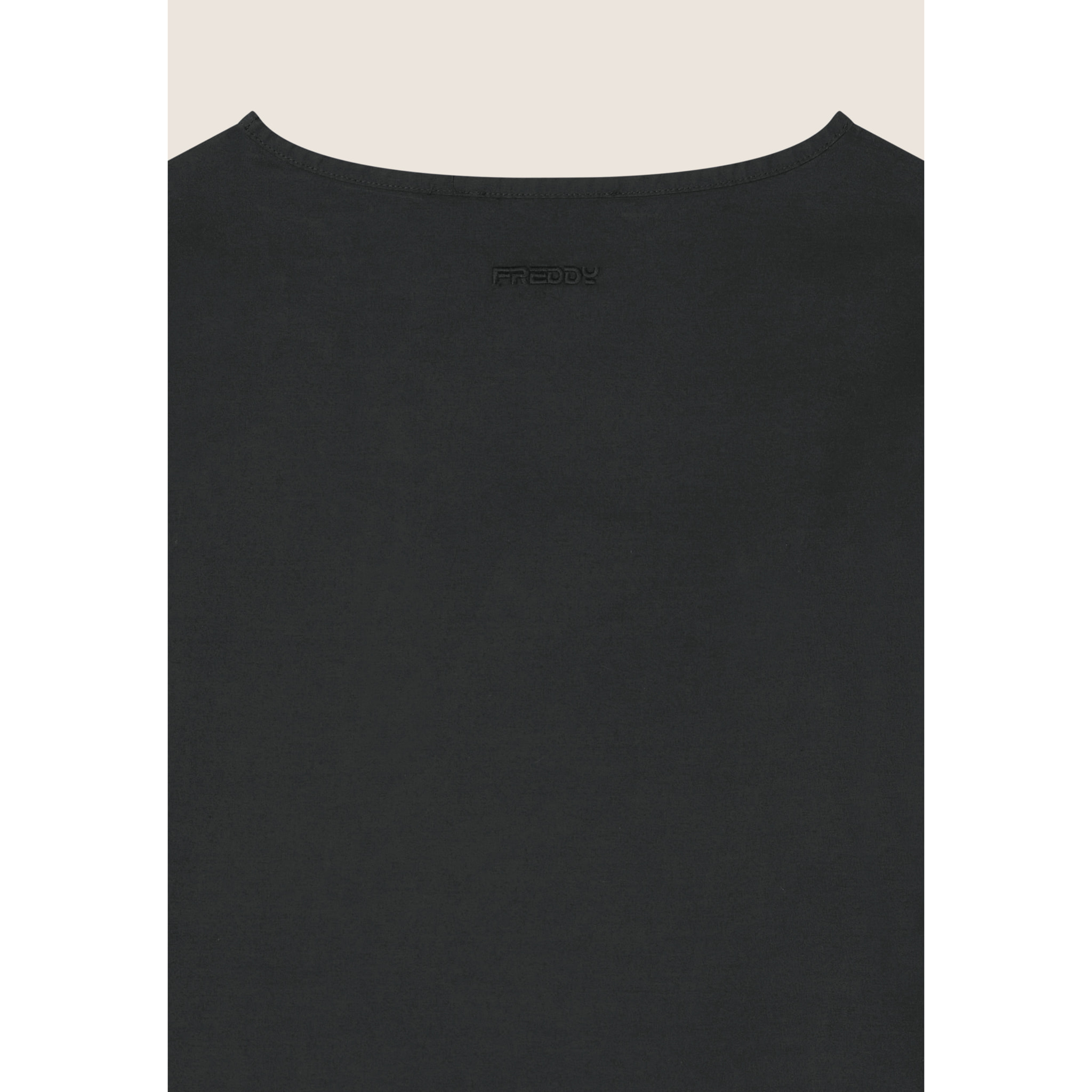 T-shirt regular in cotone con ricami Sangallo