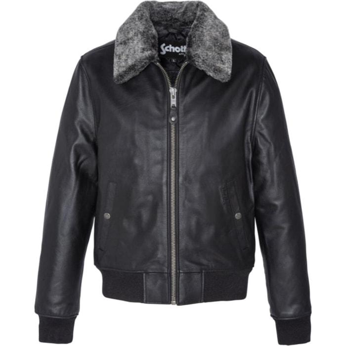 LC930D PILOT JACKET COWHIDE Nero