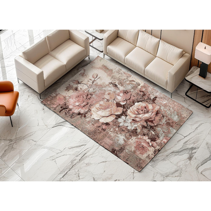 Tappeto Camera Salotto Disegno Rose By Suardi