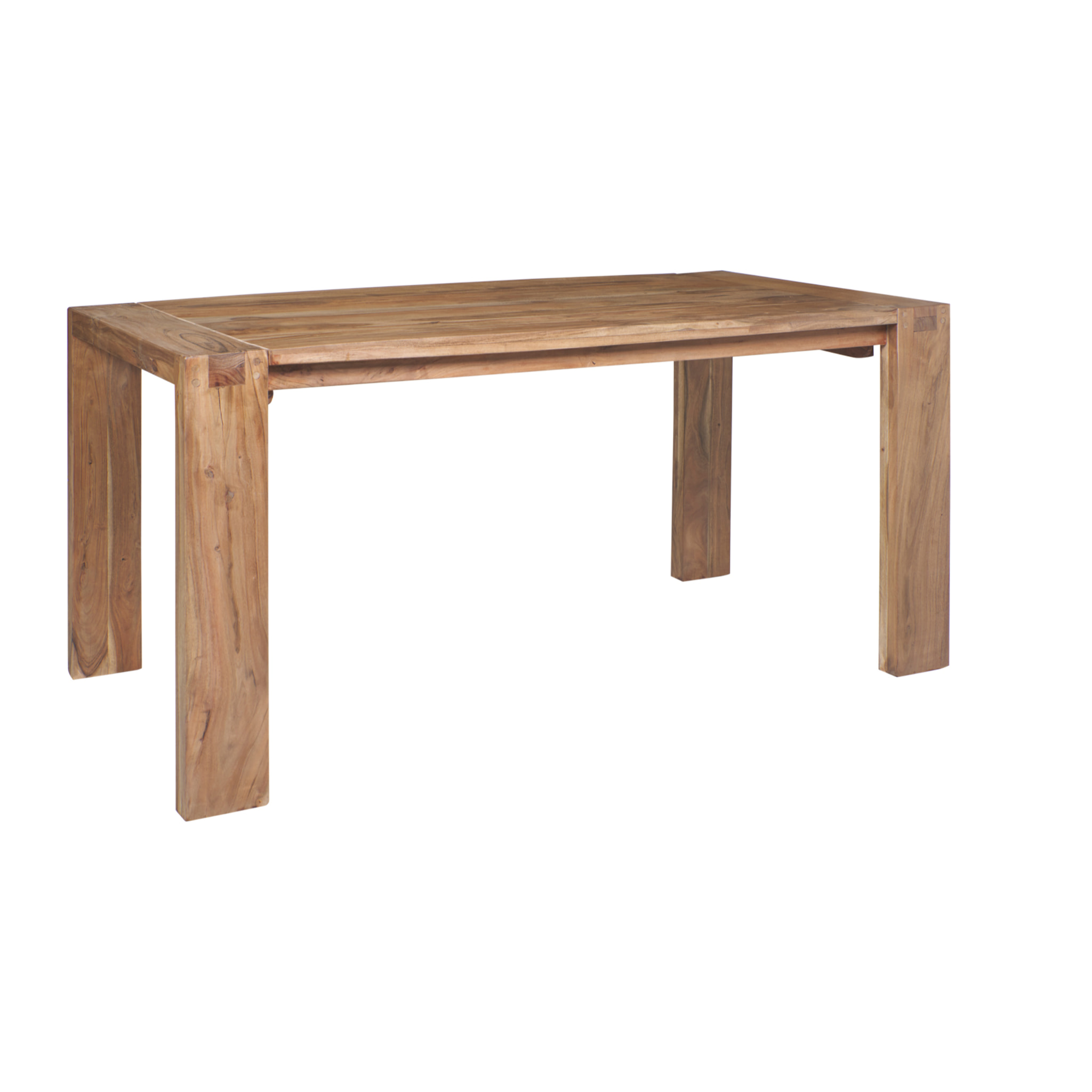 STONE - TAVOLO PRANZO IN LEGNO PROLUNGHE ESTRAIBILI - misura 160X80X77