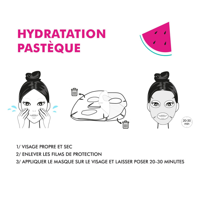 Pastèque - Masque Visage Super Hydratant 30 ml