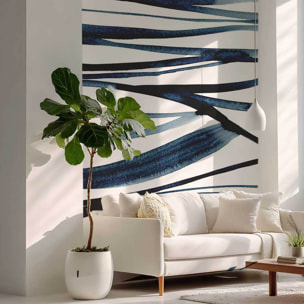 Papier peint panoramique Fils bleu Lapis Lazuli Intissé