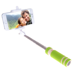 Mini selfie stick con impugnatura antiscivolo