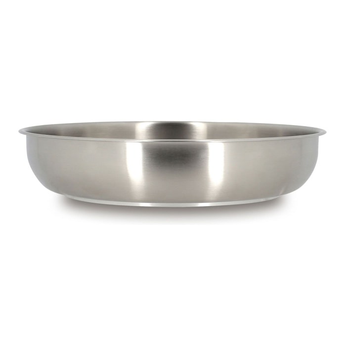 Poêle 24cm amovible en acier inoxydable - tous feux IRIS INOX