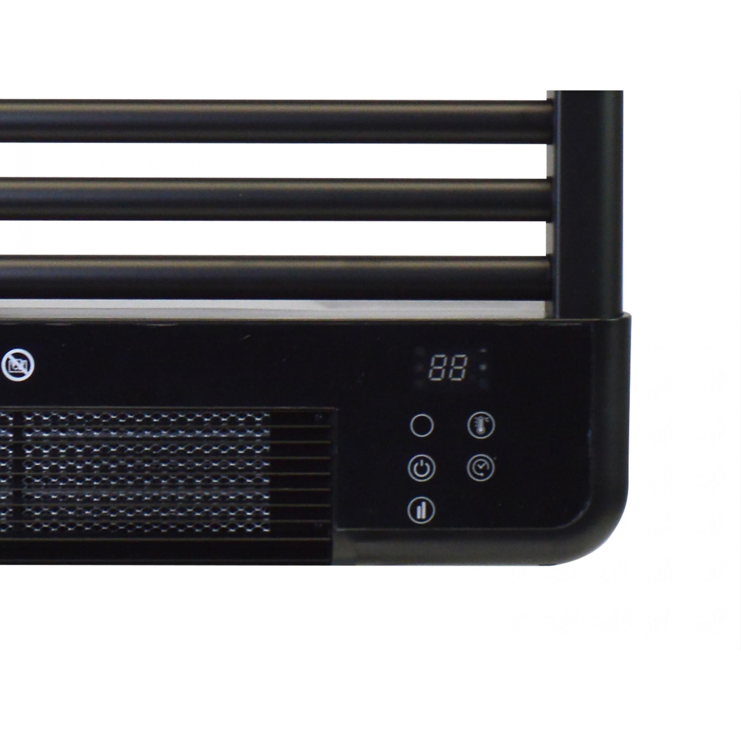 Radiador Toallero con calefactor integrado y control WiFi NTW-11B TURBO PURLINE 2000 W