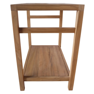 Meuble sous vasque en teck massif 80cm DEWI