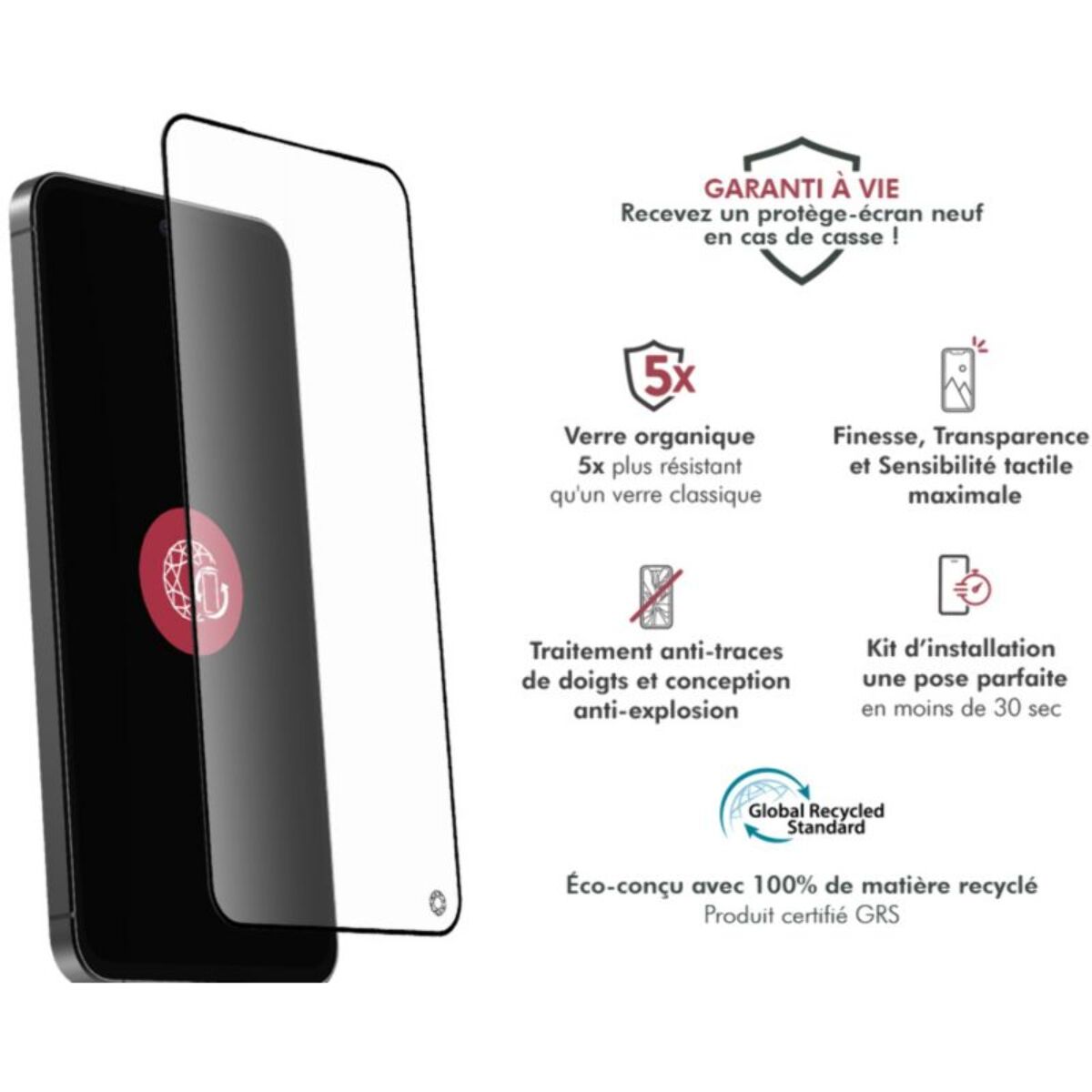 Protège écran FORCE GLASS Original Galaxy A57 5G GRS