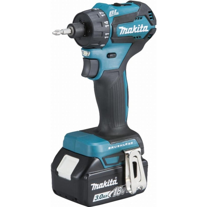 Perceuse Visseuse 54NM avec 2 batteries 5Ah, chargeur et 96 accessoires -  Makita DDF484RTX6