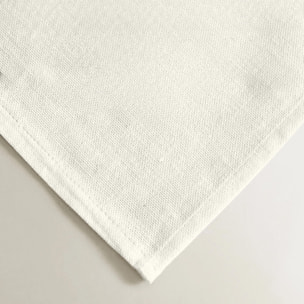 Lot de 4 serviettes Uni Naturel 102