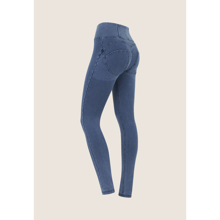 Jeggings push up WR.UP® skinny vita alta tessuto organico