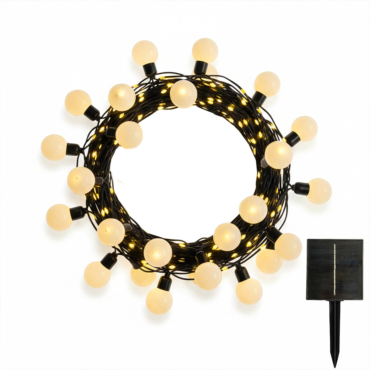 Guirlande solaire BILLY 40 multi LED 14M