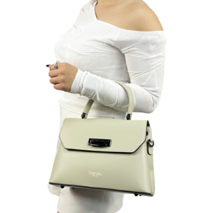 Bolso de mano Cheval Firenze Vittoria Beige