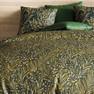 Parure De Couette 3pcs avec Taies oreiller 100% Coton Bio 57 Fils/cm2-nava