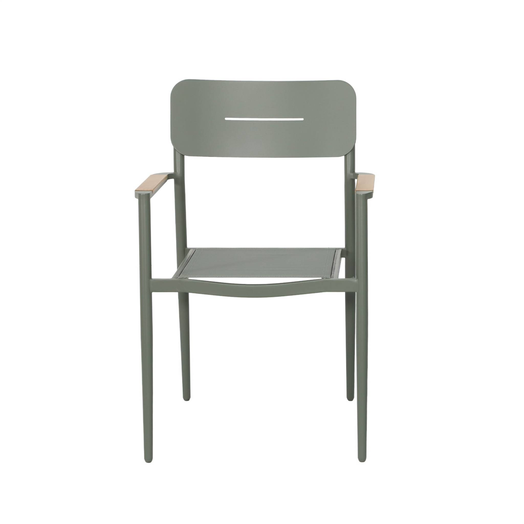 Fauteuil de jardin aluminium et textilène (lot de 4) FIRA