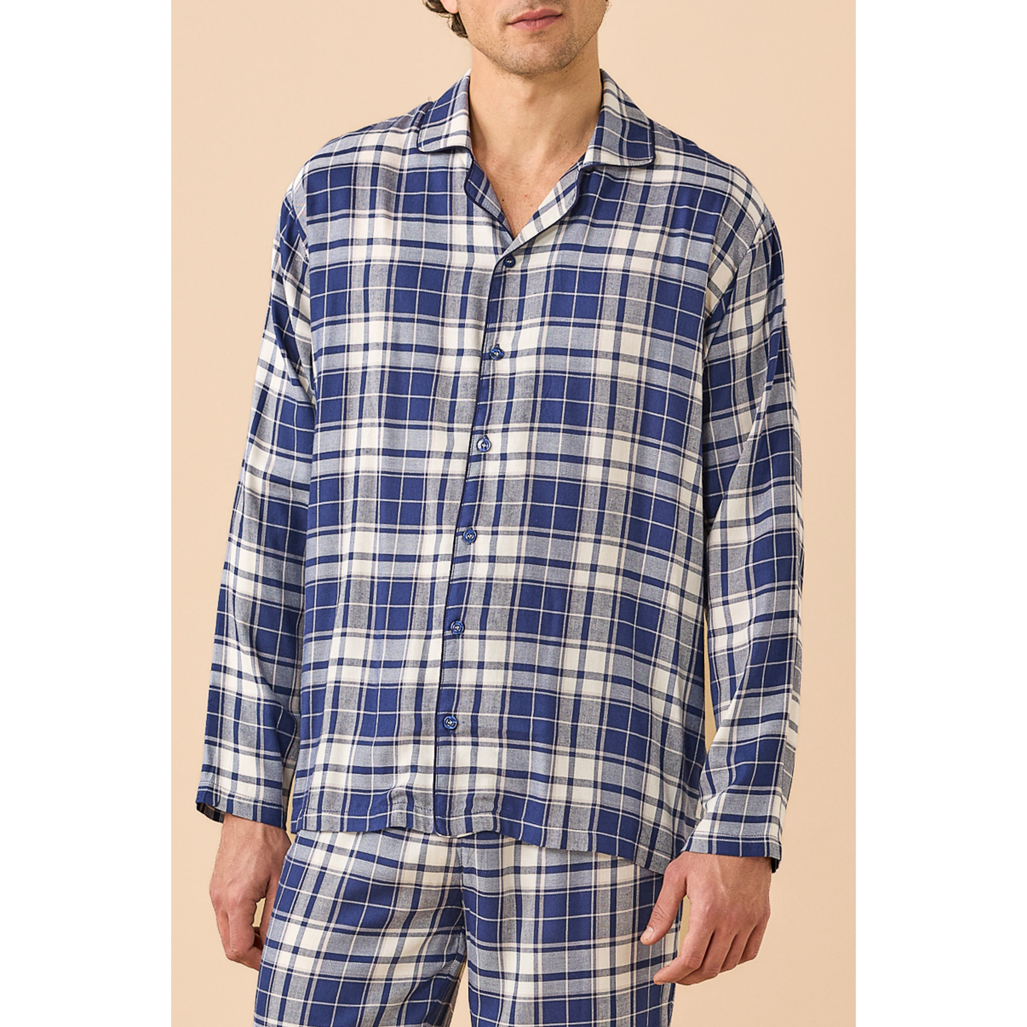 Pigiama uomo flanella articolo tartan. Noidinotte