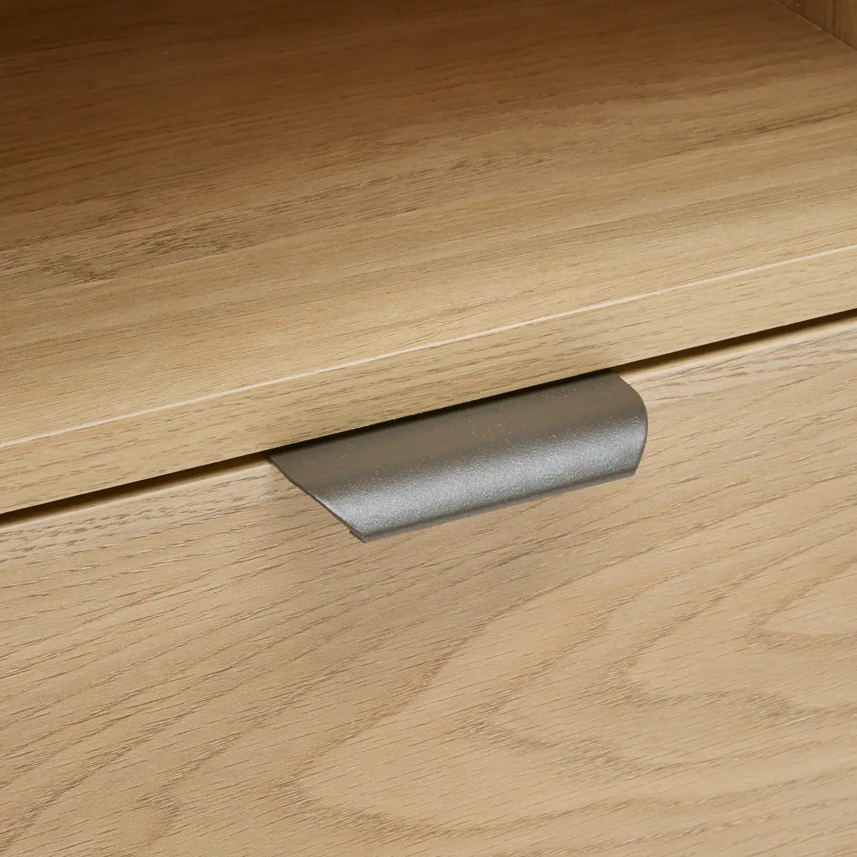 Table de chevet Alvo rectangulaire 39,5x40,5cm 1 tiroir beige