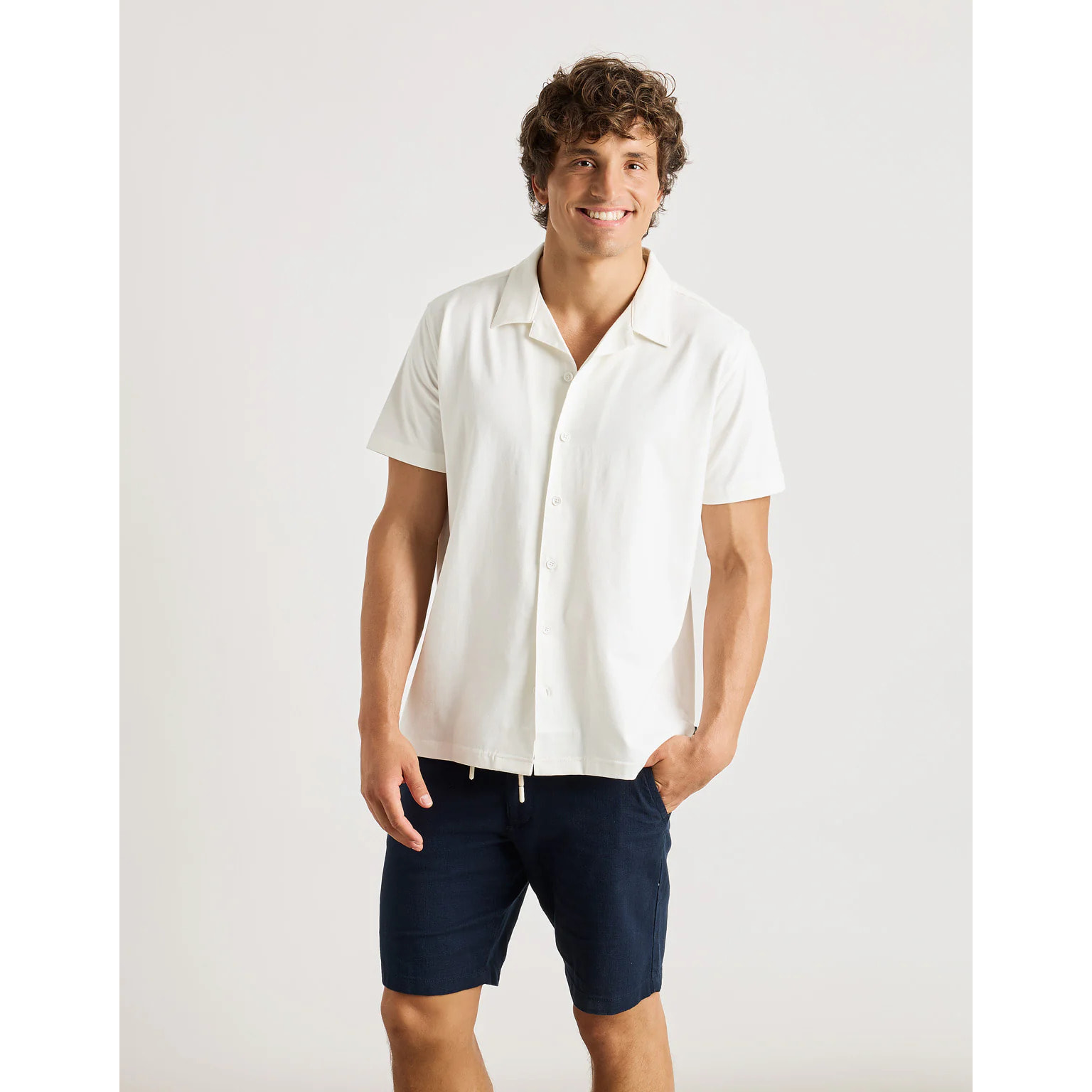 Camisa Manga Corta Blanca - Atimo