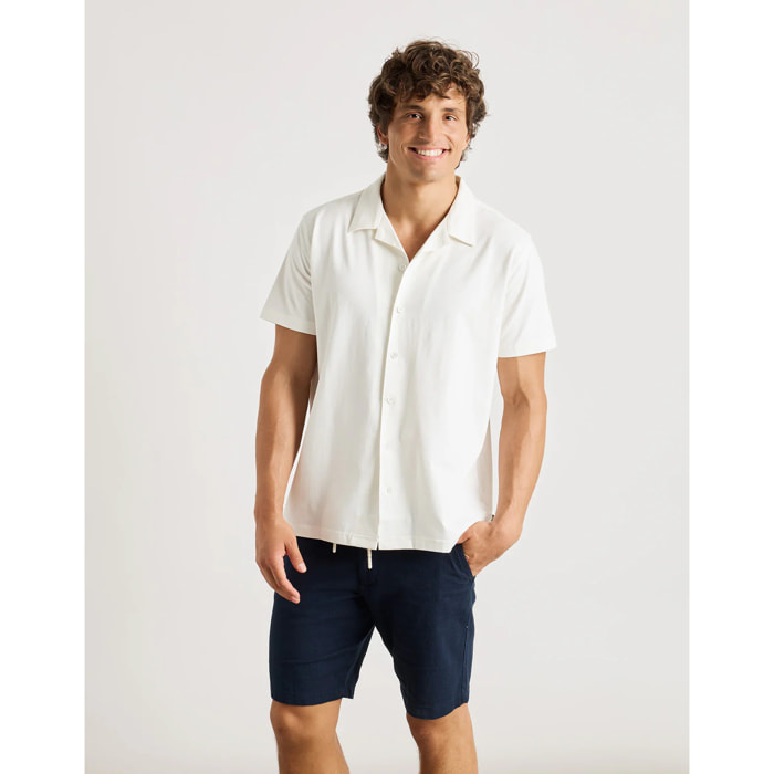 Camisa Manga Corta Blanca - Atimo