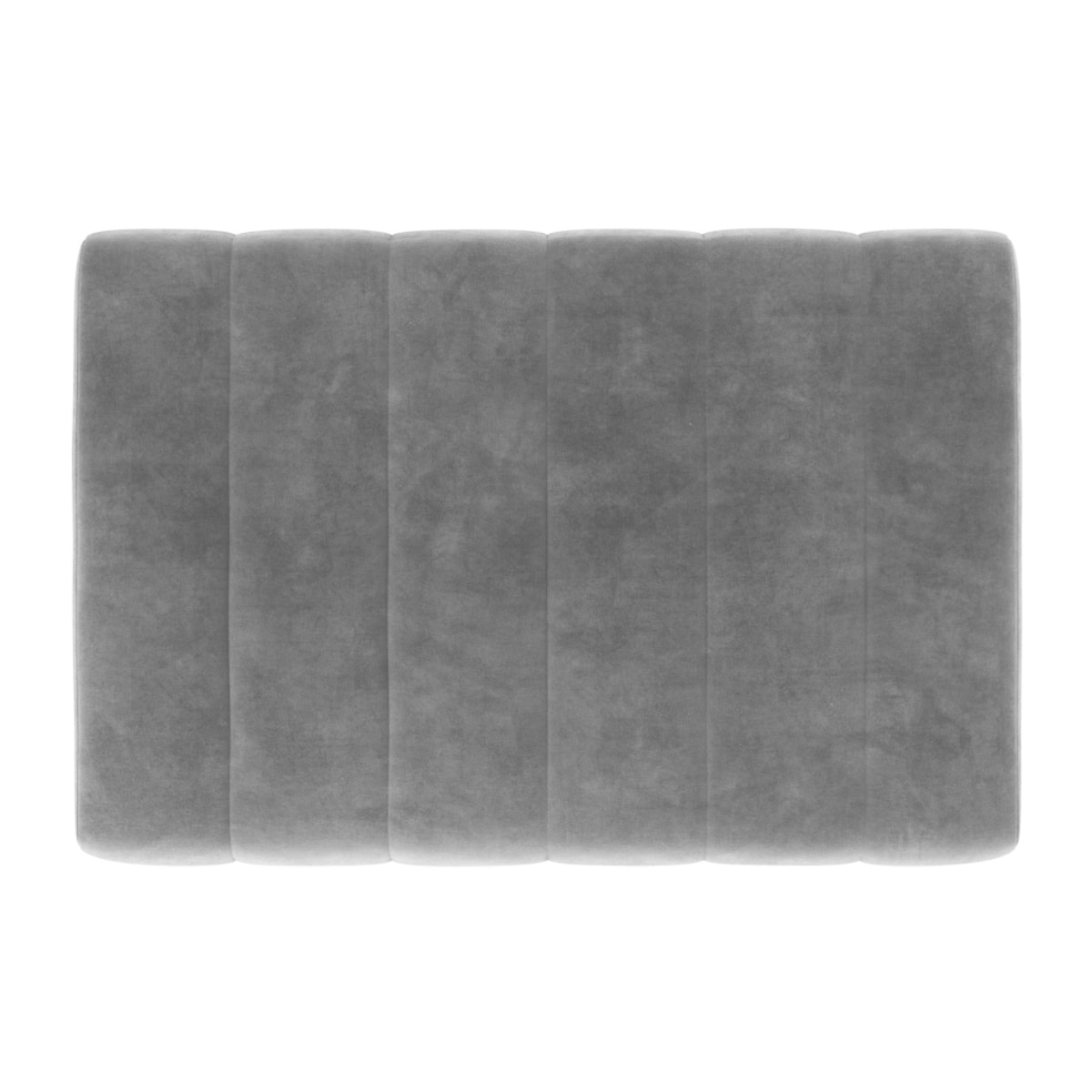 Pouf "Marcel" 2 places en velours gris