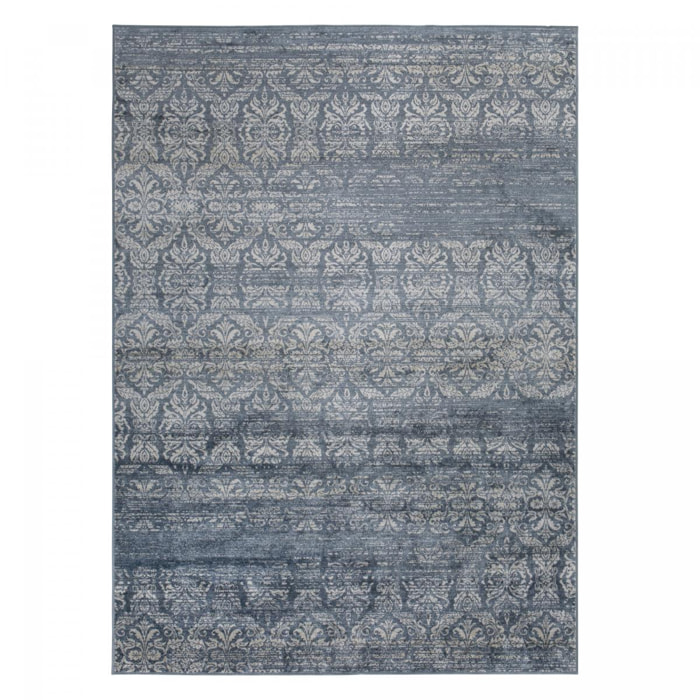 Tapis salon et chambre tissé en viscose motif oriental HUNA