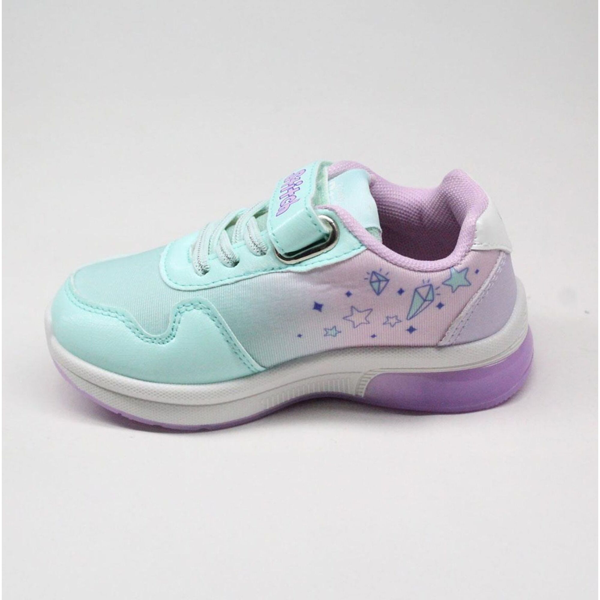 Deportiva Suela Pvc Con Luces Stitch