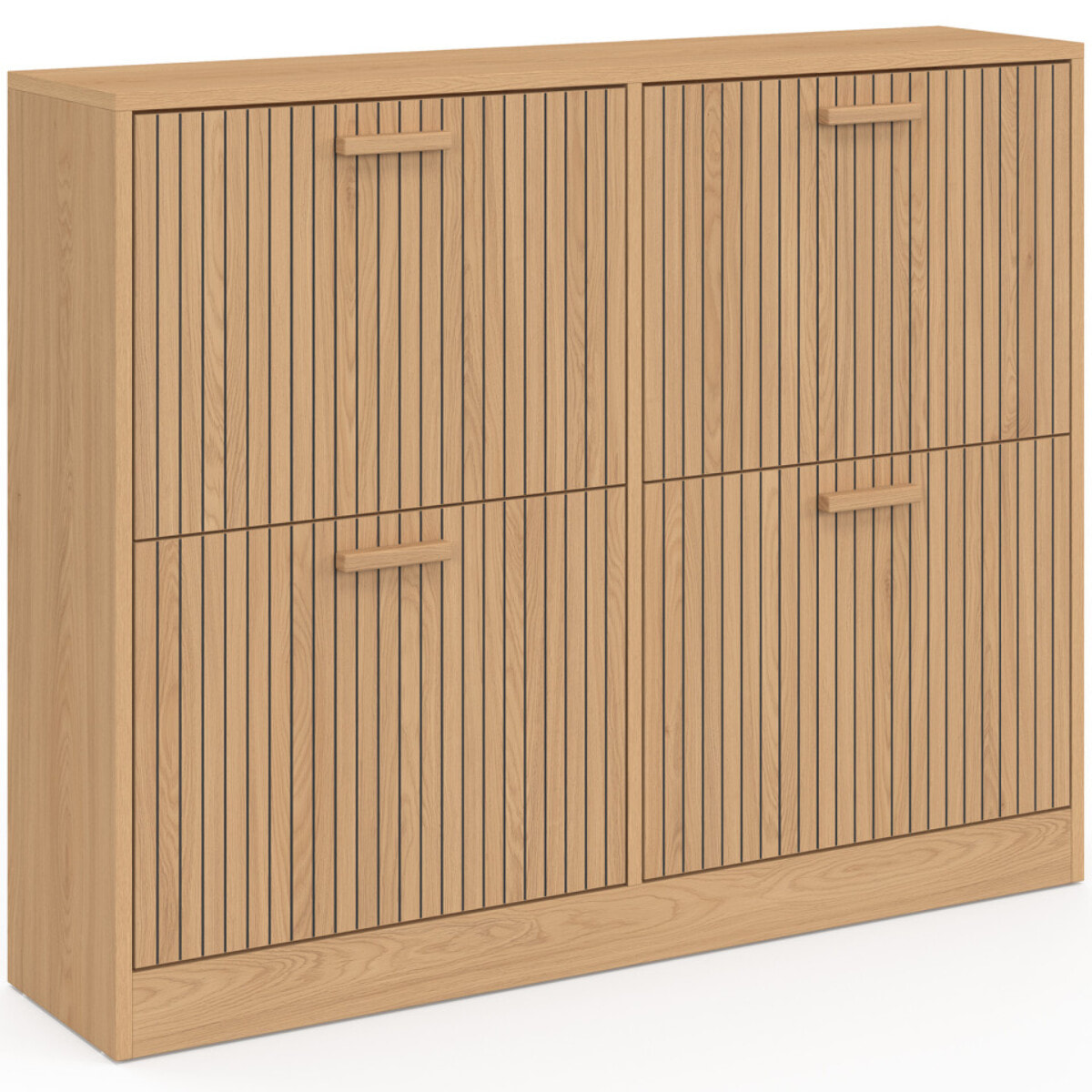 Meuble chaussures bas Faustine 4 portes - 24 paires