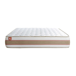 Matelas Le Délicat - 26cm - Ressorts ensachés et mémoire de forme - Technologie hybride, fabrication responsable. - Soutien Equilibré