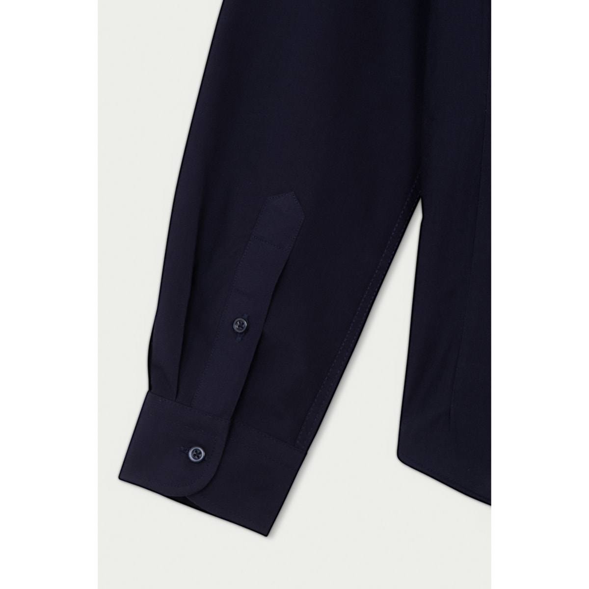 Camicia Uomo 1 Bottone Button Down Slim Cotone/Poliestere Blu