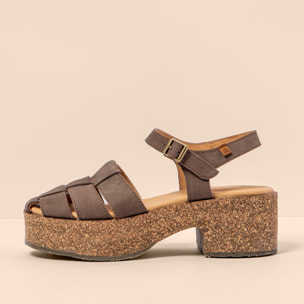 Sandalias con tacón N5891 PLEASANT PLUME /ARBEQUINA color Plume