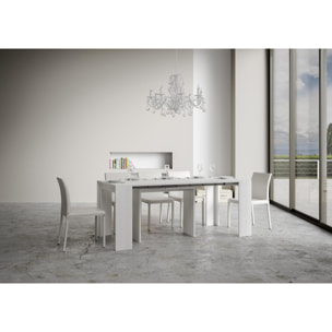 Console extensible 90x42/198 cm Mia Small Frêne Blanc