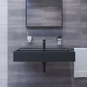 Siphon pour lavabo en laiton - 5/4 - noir mat - SAT - design