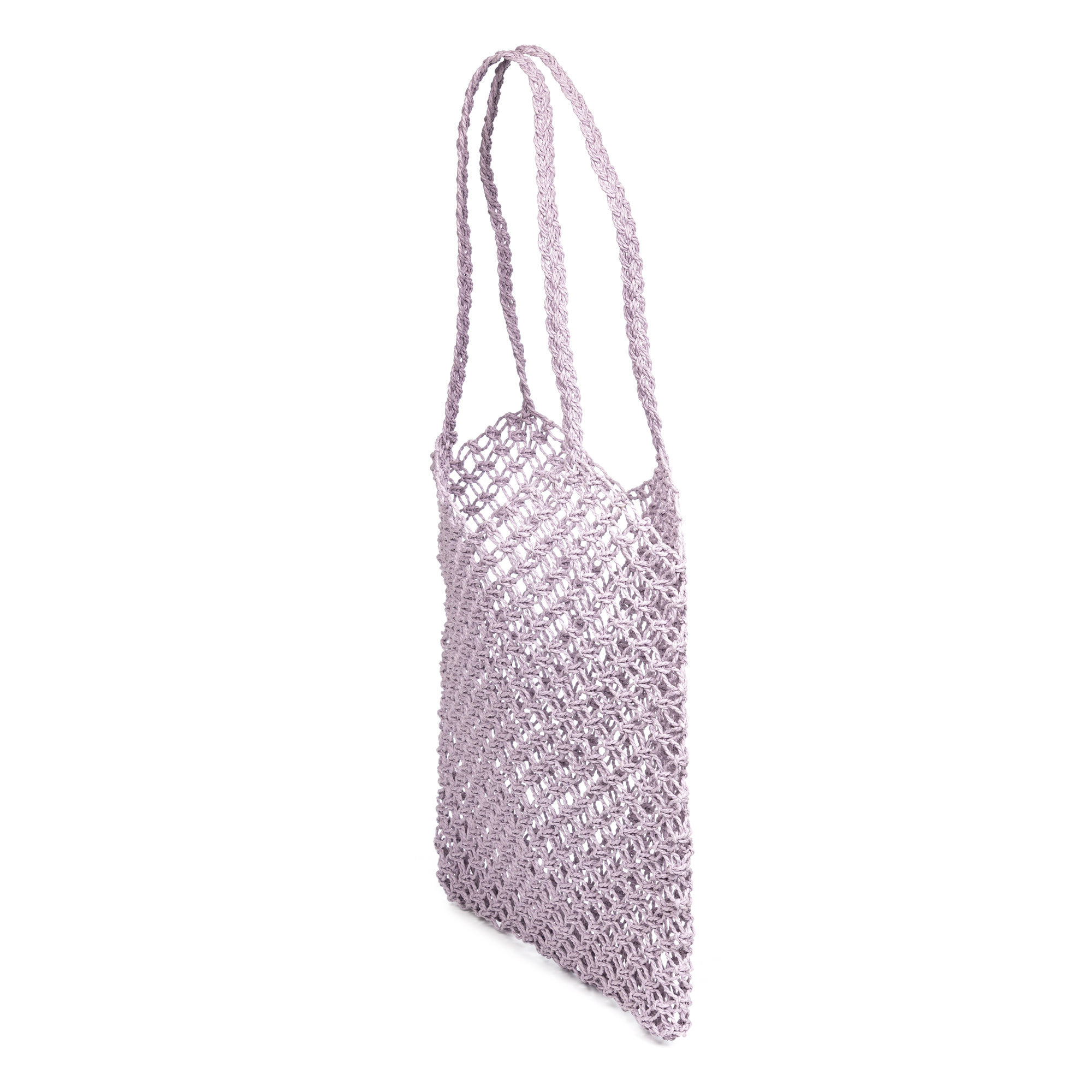IRIA QUINTANA Borsa a Spalla da Donna Chieti. Tessuto Paglia 41x3x40 Cm. Lilla