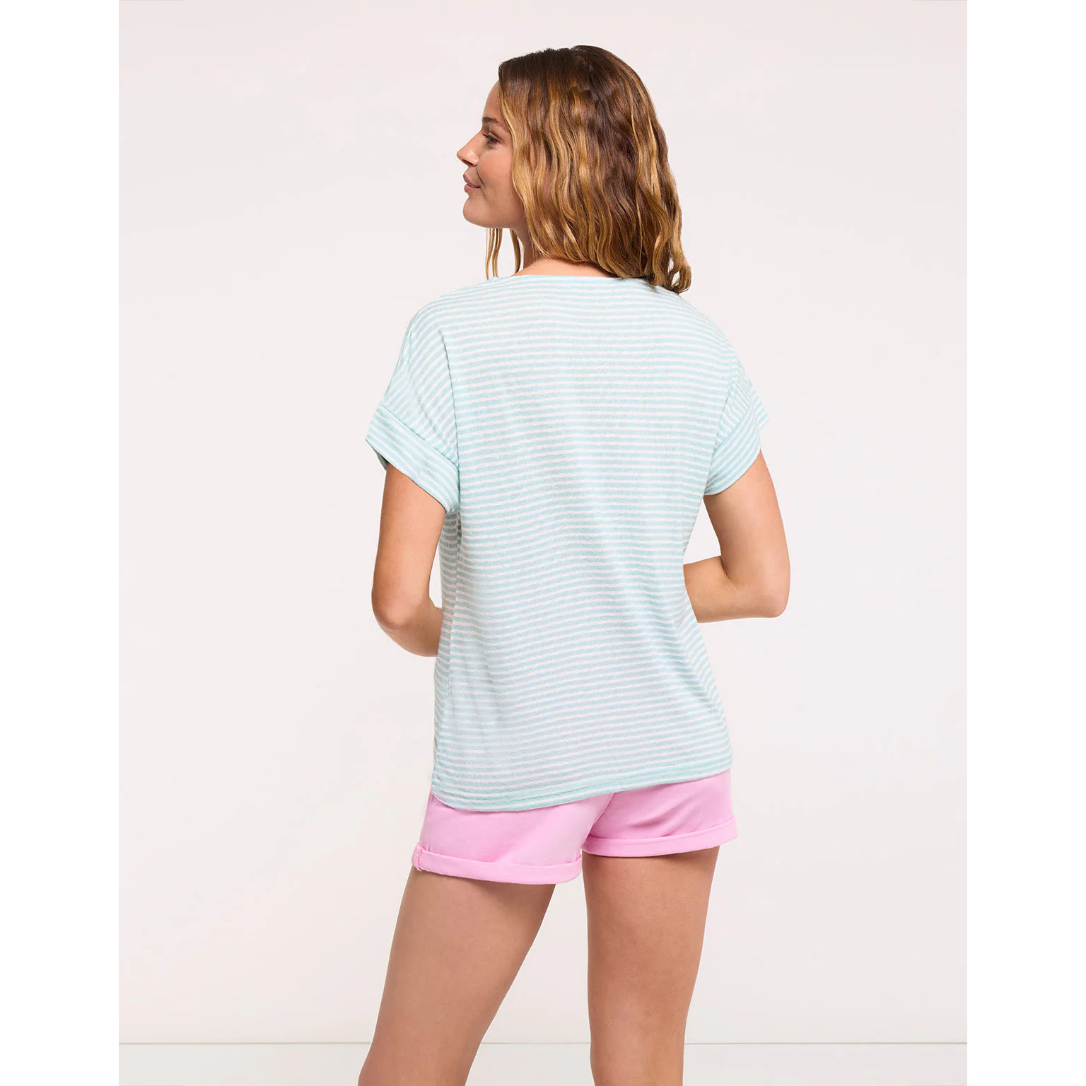 Camiseta Manga Corta Turquesa - Solfidea