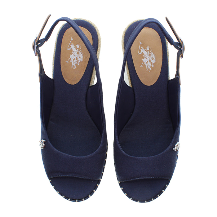 U.S. Polo Assn. - Sandali AYLIN027W/5C1 in tessuto per donna