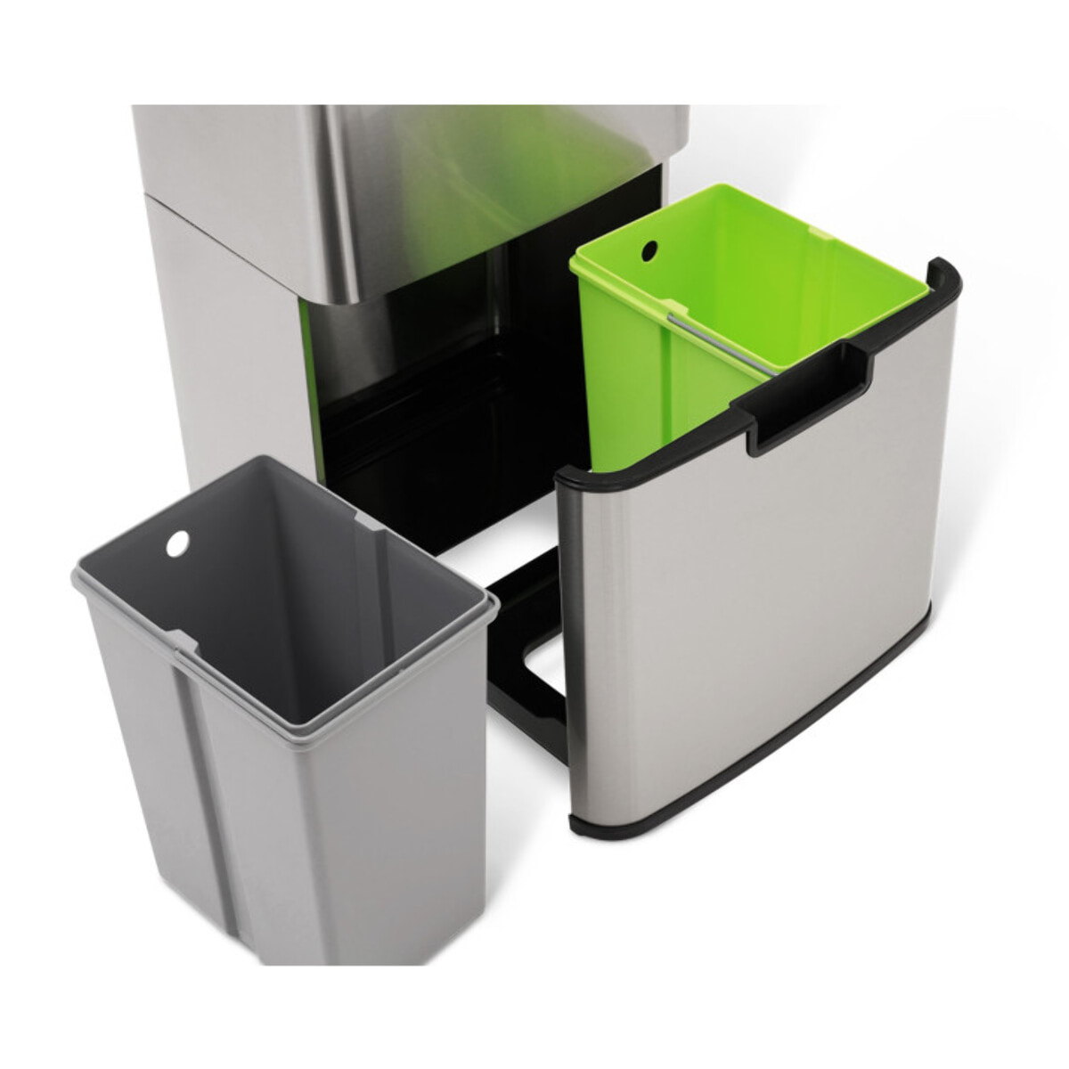 Poubelle automatique spéciale tri 72L