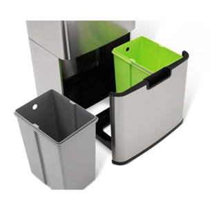 Poubelle automatique spéciale tri 72L